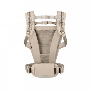 Porte-bébé ergonomique amya évolutif et respirant almond beige Cybex