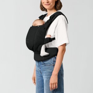 Porte-bébé ergonomique amya évolutif et respirant magic black Cybex
