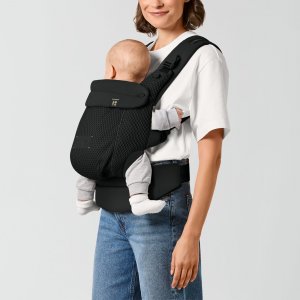 Porte-bébé ergonomique amya évolutif et respirant magic black Cybex