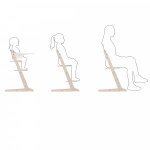 Chaise haute évolutive 3-en-1 iris all white Cybex