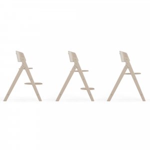 Chaise haute évolutive pliante click & fold all natural Cybex