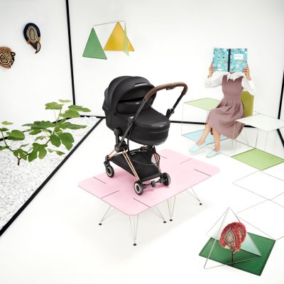 Nacelle pliable poussette mios 4 / coya 2 cozy beige