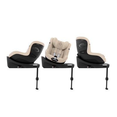 Siège auto sirona g3 i-size rotatif tissu plus almond beige