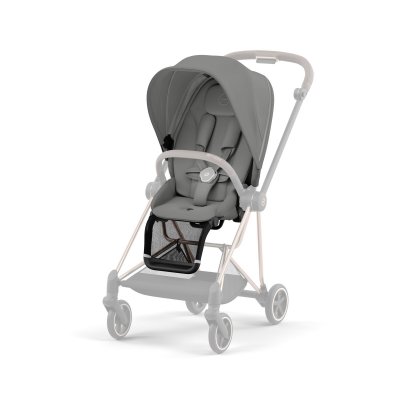 Habillage de siège pour poussette mios 3 mirage grey