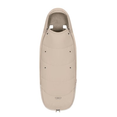 Chancelière poussette hiver platinum cozy beige