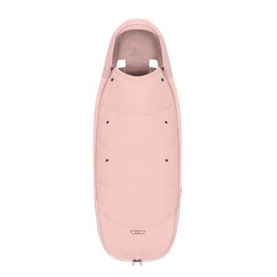 Chancelière poussette hiver platinum peach pink