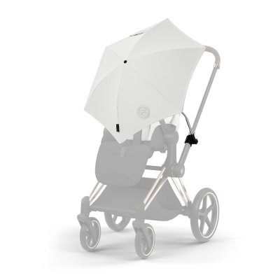 Ombrelle anti uv pour poussette off white