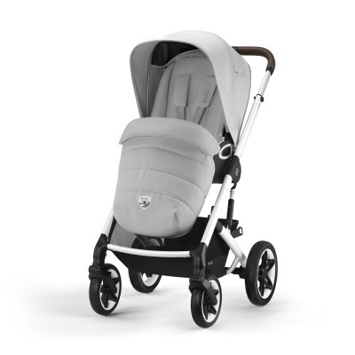 CYBEX Poussette talos s lux - châssis silver - lava grey