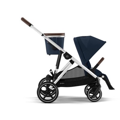 CYBEX Poussette gazelle s ocean blue châssis silver