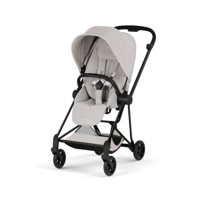 Poussette compacte mios 4 city grey châssis matt black