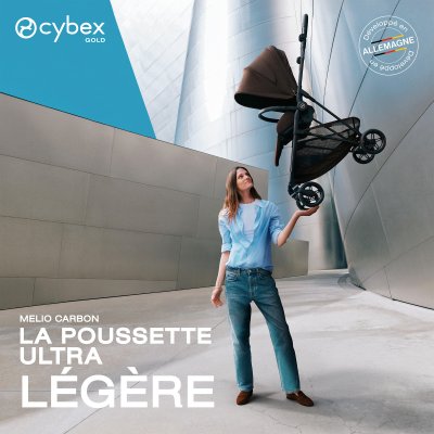 Poussette ultra légère melio carbon 6 cinnamon yellow