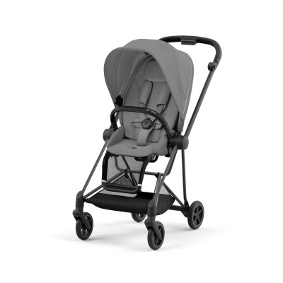 Poussette mios 3 mirage grey châssis matt black