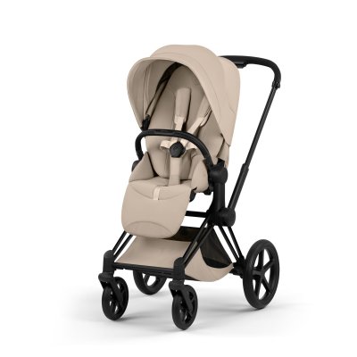 Poussette priam 5 cozy beige châssis matt black
