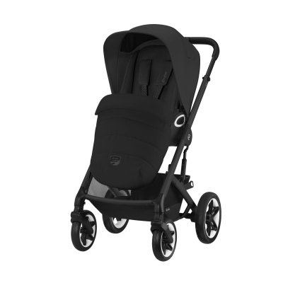 CYBEX Poussette talos s lux - châssis noir - moon black