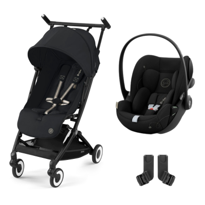 CYBEX Poussette duo libelle magic black + siège auto cloud g i-size