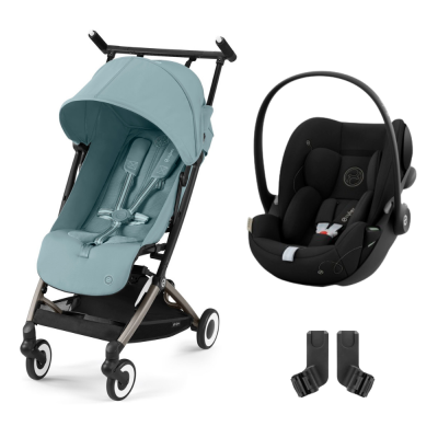 CYBEX Poussette duo libelle stormy blue + siège auto cloud g i-size