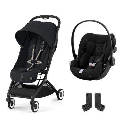 CYBEX Poussette duo orfeo magic black + siège auto cloud g i-size