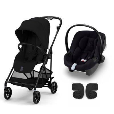 Poussette duo melio carbon magic black + aton b2 i-size