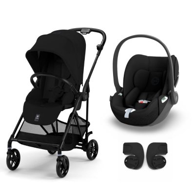 Poussette duo melio carbon magic black + cloud t i-size
