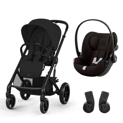 Poussette duo balios s lux 3 moon black + siège auto cloud g i-size
