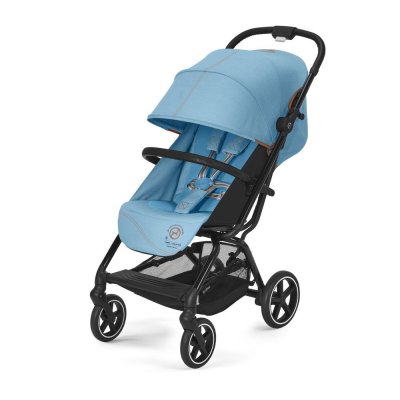 CYBEX Poussette eezy s+ 2 turquoise châssis noir 2022