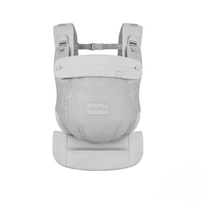 Porte-bébé ergonomique amya évolutif et respirant fog grey