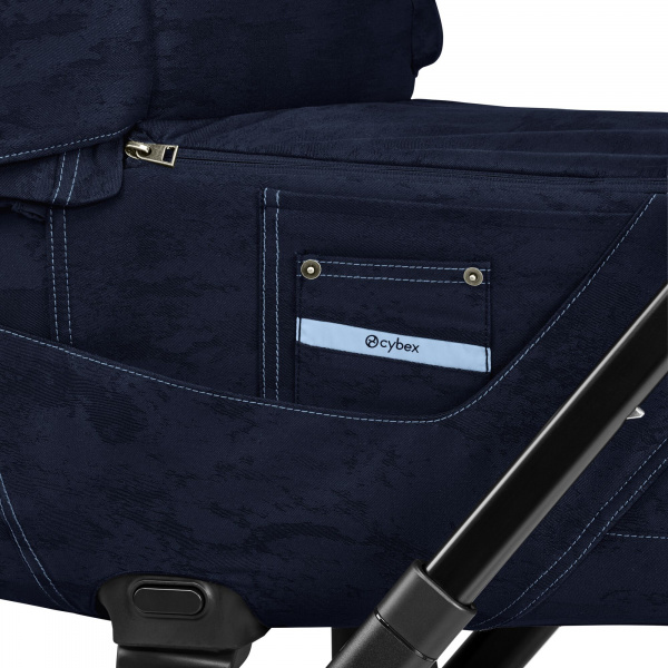 Nacelle luxe priam 4 et e-priam 2 rebellious luxury denim blue Cybex