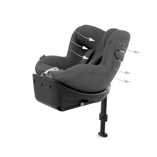 Siège auto sirona ti i-size tissu plus mirage grey Cybex