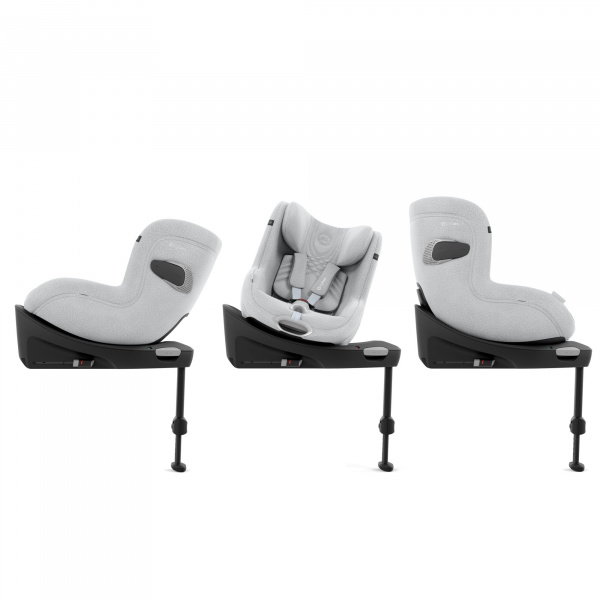 Siège auto sirona ti i-size tissu plus platinum white Cybex