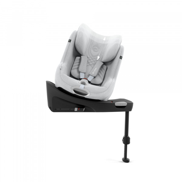 Siège auto sirona ti i-size tissu plus platinum white Cybex