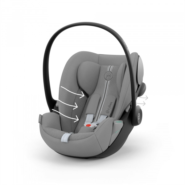 Siège auto cloud g i-size tissu plus stone grey Cybex