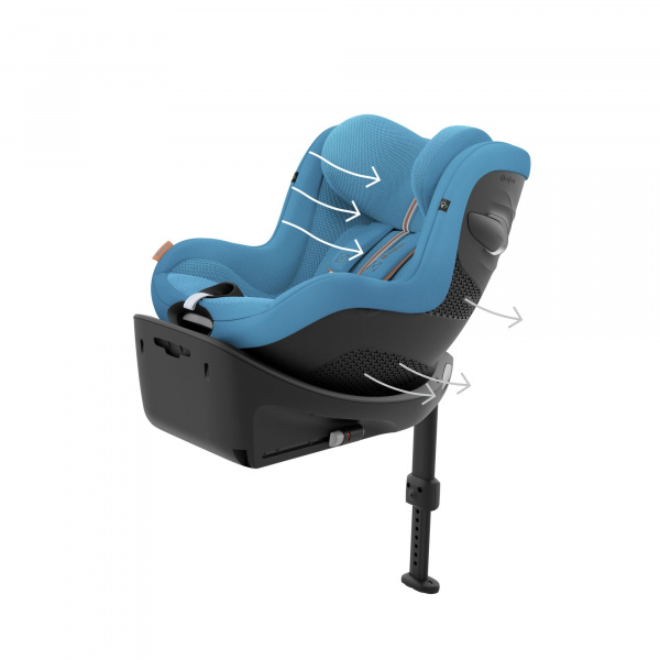 Siège auto sirona g i-size tissu plus beach blue Cybex