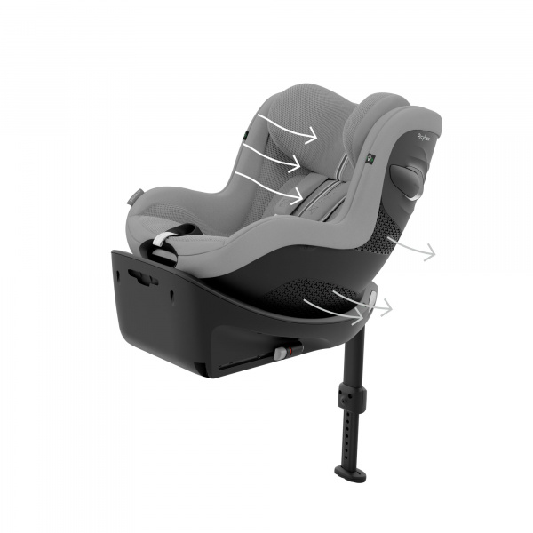 Siège auto sirona g i-size tissu plus stone grey Cybex