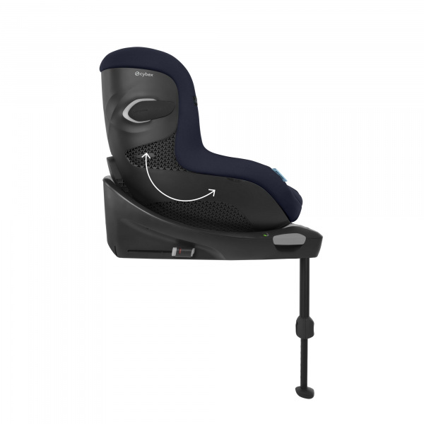 Siège auto sirona gi i-size tissu plus ocean blue avec base intégrée Cybex