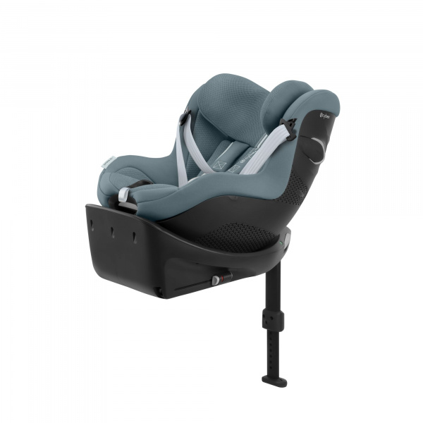 Siège auto sirona gi i-size tissu plus stormy blue avec base intégrée Cybex