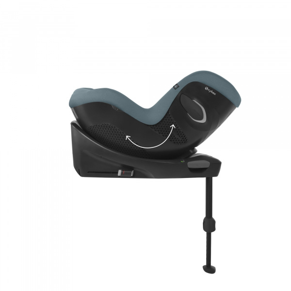 Siège auto sirona gi i-size tissu plus stormy blue avec base intégrée Cybex