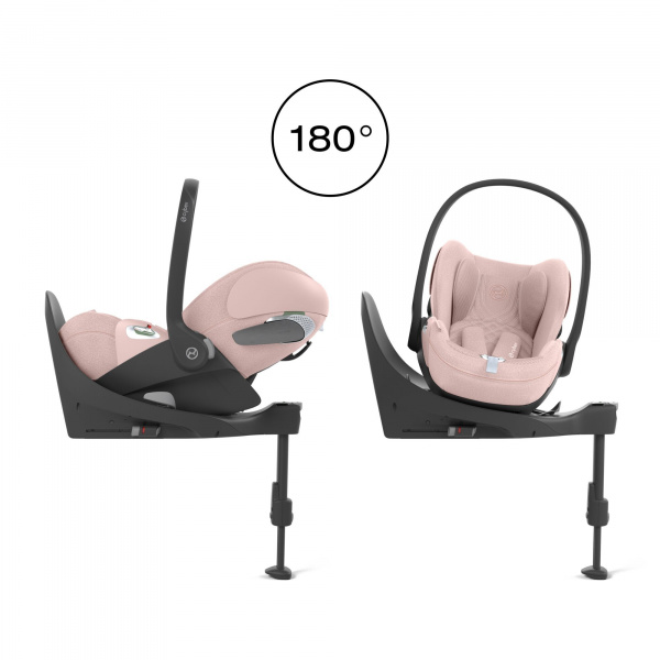 Siège auto cloud t i-size tissu plus peach pink Cybex