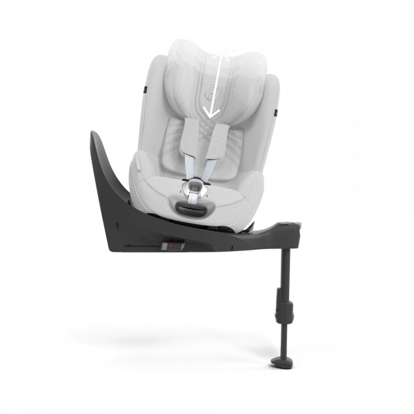 Siège auto sirona t i-size tissu plus platinum white Cybex