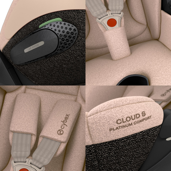 Siège auto cosy cybex cloud s comfort i-size cozy beige Cybex