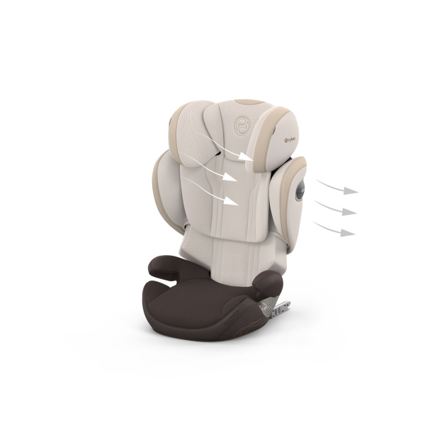 Siège auto réhausseur solution s style i-size amber brown Cybex
