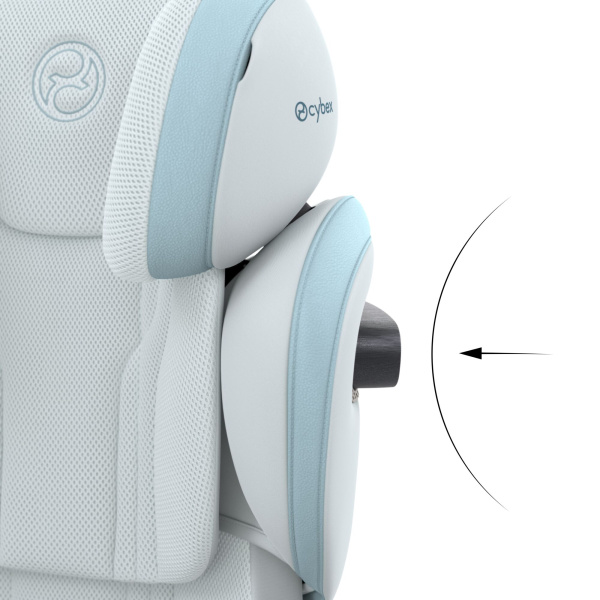Siège auto réhausseur solution s style i-size opal blue Cybex