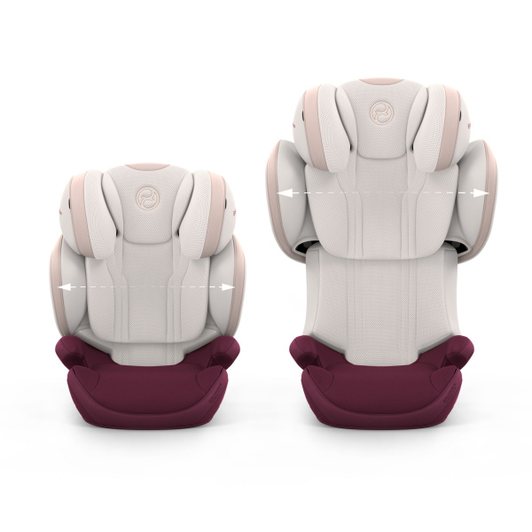 Siège auto réhausseur solution s style i-size quartz pink Cybex