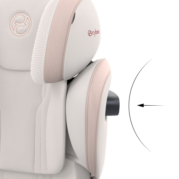 Siège auto réhausseur solution s style i-size quartz pink Cybex