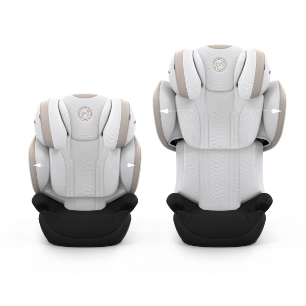 Siège auto réhausseur solution s style i-size off white Cybex