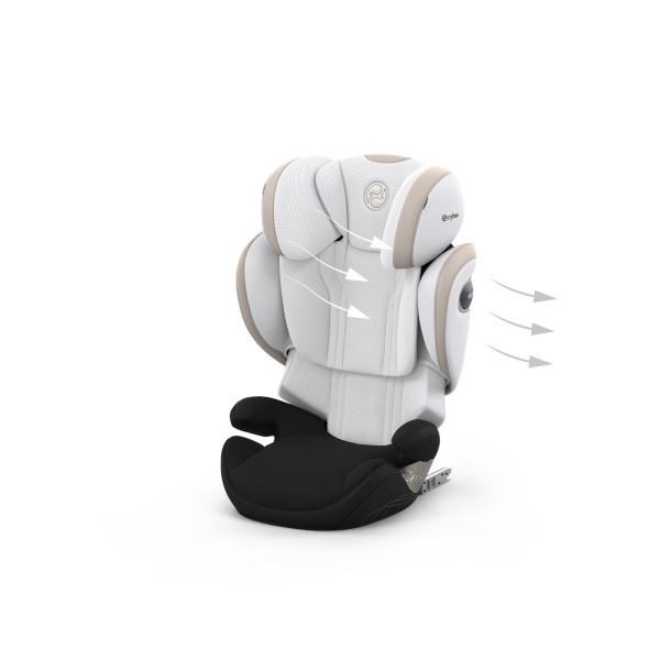 Siège auto réhausseur solution s style i-size off white Cybex