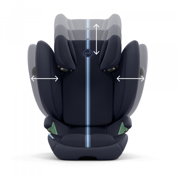 Siège auto pliable i-size solution g2 i-fix tissu plus ocean blue Cybex