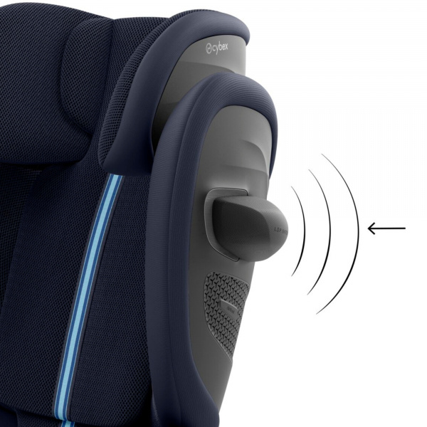 Siège auto pliable i-size solution g2 i-fix tissu plus ocean blue Cybex