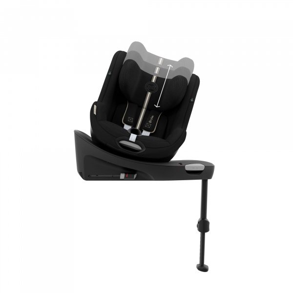 Siège auto sirona g3 i-size rotatif tissu plus moon black Cybex