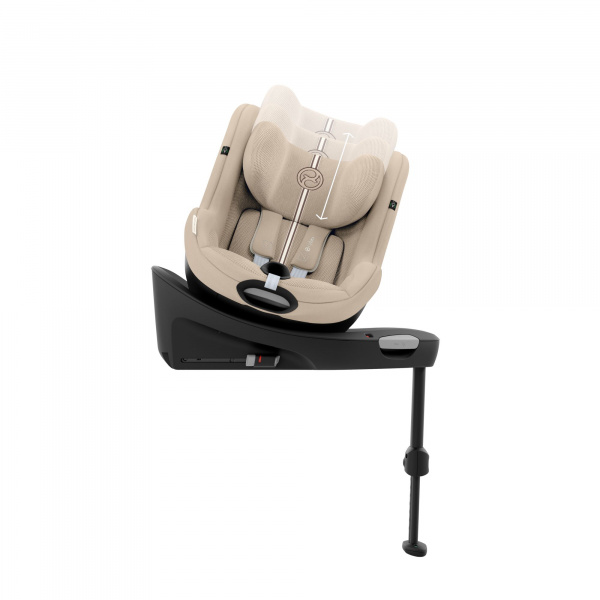 Siège auto sirona g3 i-size rotatif tissu plus almond beige Cybex