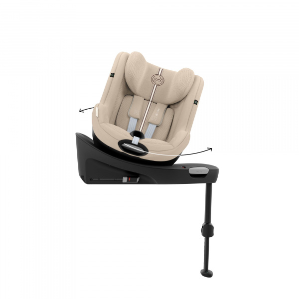 Siège auto sirona g3 i-size rotatif tissu plus almond beige Cybex